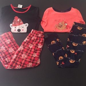 Lot of girls pajamas.